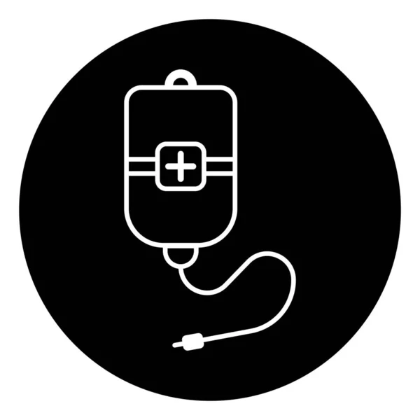 Modèle Vectoriel Icône Médecine Perfusion Illustration Logo Design — Image vectorielle