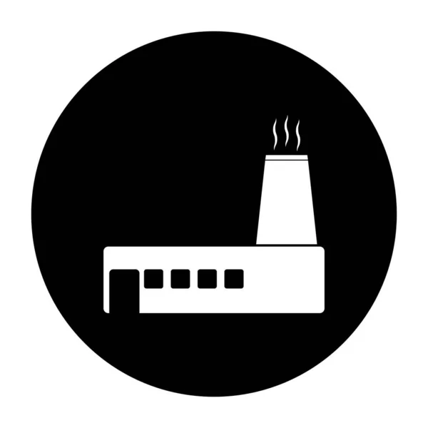 Дизайн Логотипа Векторного Шаблона Иконки Завода — стоковый вектор