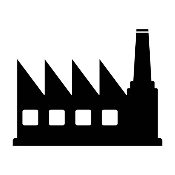 Дизайн Логотипа Векторного Шаблона Иконки Завода — стоковый вектор