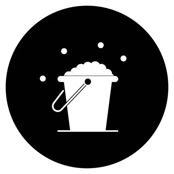 Nettoyage Sol Icône Vectoriel Modèle Illustration Logo Design — Image vectorielle