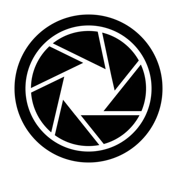 Дизайн Логотипа Векторного Шаблона Изображения Объектива Камеры — стоковый вектор