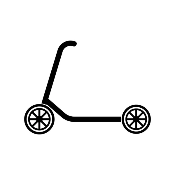 Scooter Ícone Vetor Modelo Ilustração Logotipo Design —  Vetores de Stock