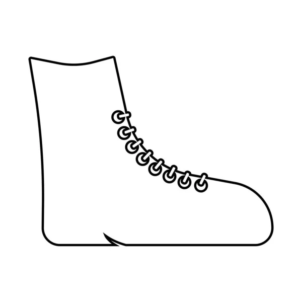 Дизайн Логотипа Векторного Шаблона Обуви — стоковый вектор