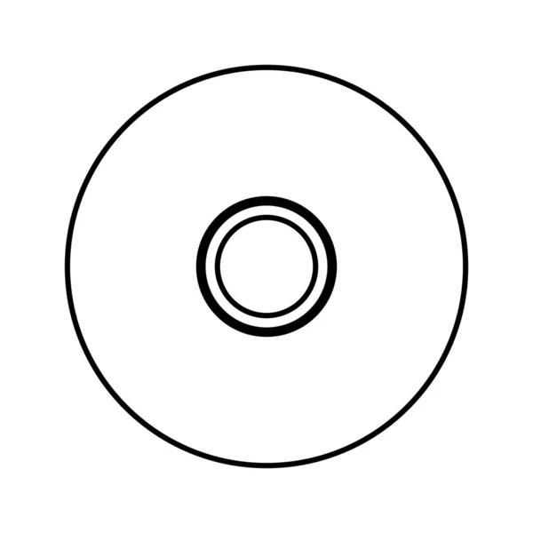 Касета Значок Векторний Шаблон Ілюстрація Логотип Дизайн — стоковий вектор