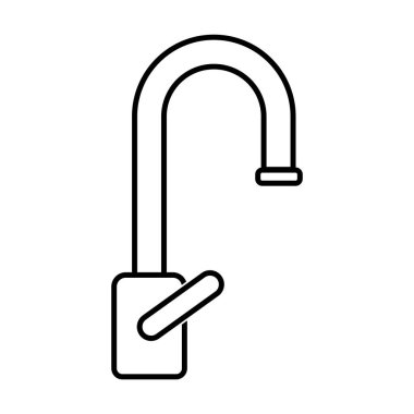 Musluk simgesi vektör örnekleme logo tasarımı