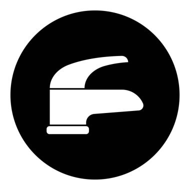 Musluk simgesi vektör örnekleme logo tasarımı