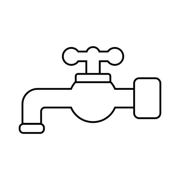Modèle Vectoriel Icône Robinet Illustration Logo Design — Image vectorielle