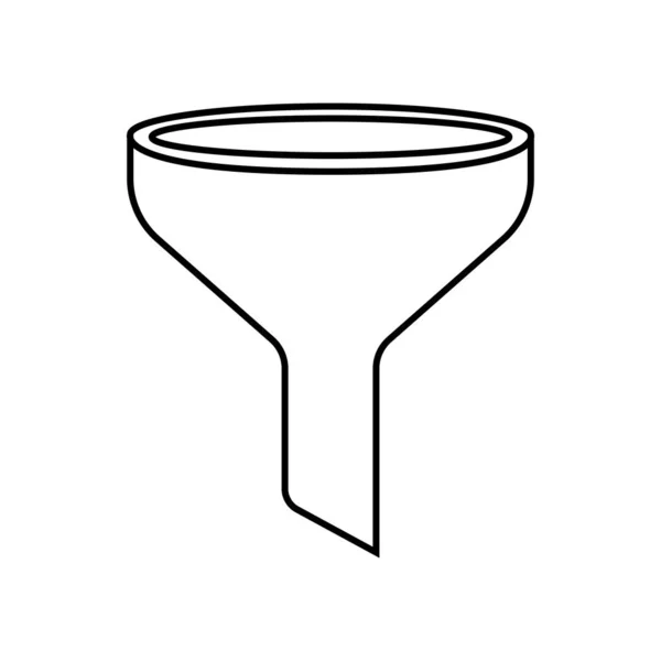 Іконка Водяна Воронка Векторний Шаблон Ілюстрація Логотип Дизайн — стоковий вектор