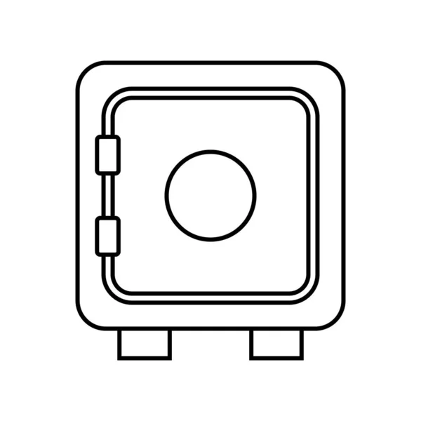 Gewölbe Symbol Vektor Vorlage Illustration Logo Design — Stockvektor