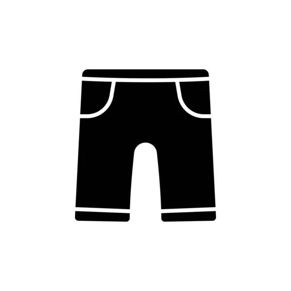 Pantaloncini Icona Vettoriale Modello Illustrazione Logo Design — Vettoriale Stock