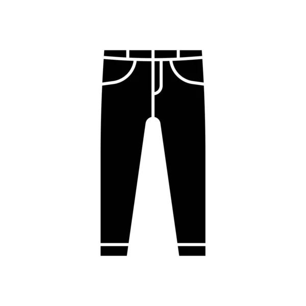 Pantalone Icona Modello Vettoriale Illustrazione Logo Design — Vettoriale Stock