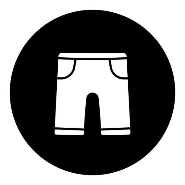 Shorts Icône Vectoriel Modèle Illustration Logo Design — Image vectorielle