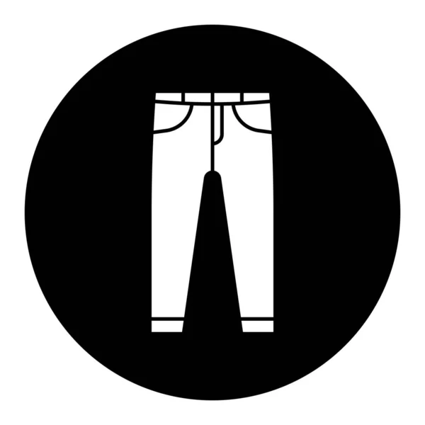 Pantalon Icône Vecteur Modèle Illustration Logo Design — Image vectorielle