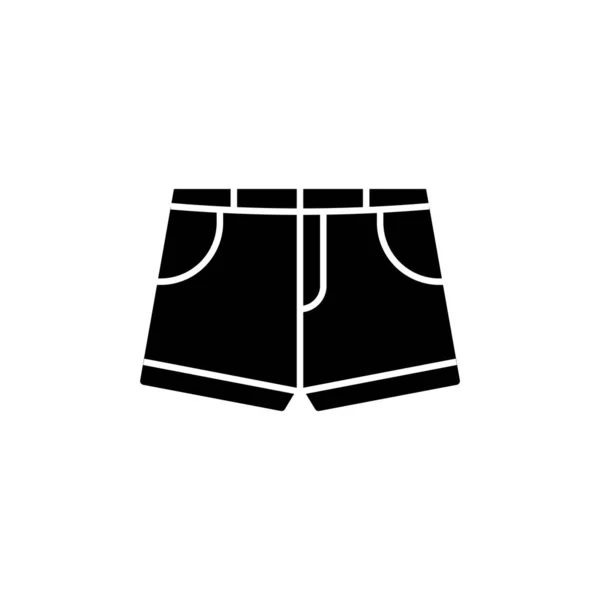 Pantaloncini Icona Vettoriale Modello Illustrazione Logo Design — Vettoriale Stock