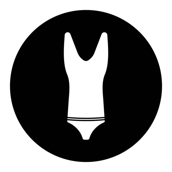 Іконка Купальника Векторний Термін Пластина Ілюстрація Логотип Дизайн — стоковий вектор