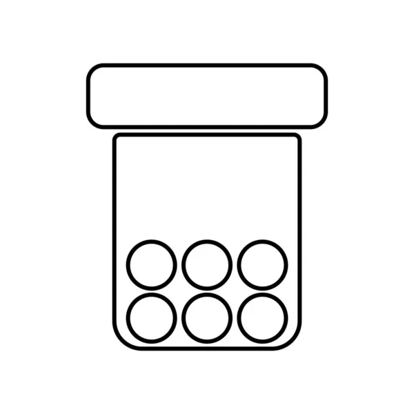 Medicine Icon Vector Template Illustration Logo Design — Stock Vector