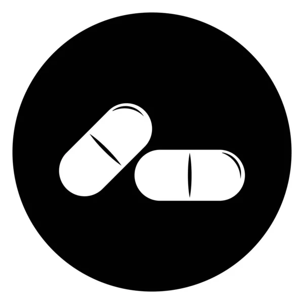 Desain Logo Gambar Vektor Ikon Obat - Stok Vektor