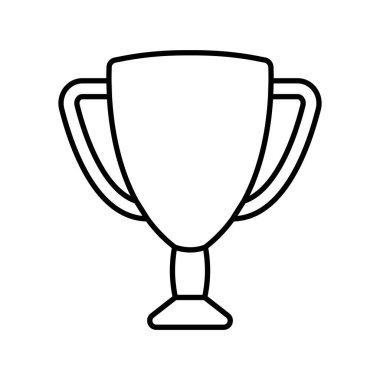kupa simgesi, ödül vektör şablonu çizim logosu tasarımı
