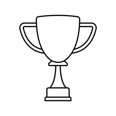 kupa simgesi, ödül vektör şablonu çizim logosu tasarımı