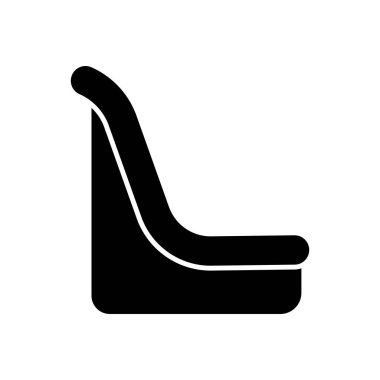 sandalye simgesi vektör şablonu illüstrasyon logo tasarımı