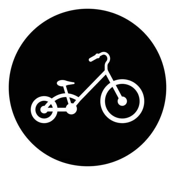 Kid Bike Icon Vector Template Illustration Logo Design — Stock Vector