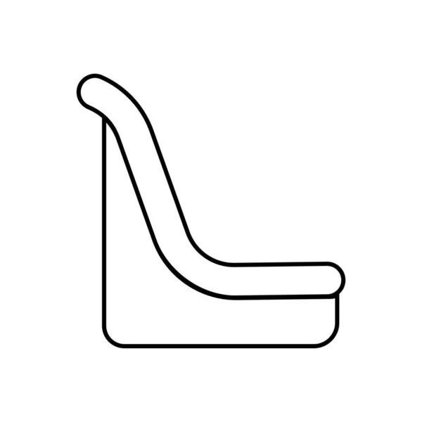 Іконка Стільця Векторний Шаблон Ілюстрація Логотип Дизайн — стоковий вектор
