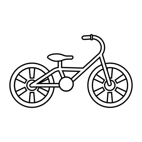 Copil Bicicleta Pictograma Vector Șablon Ilustrare Logo Design — Vector de stoc