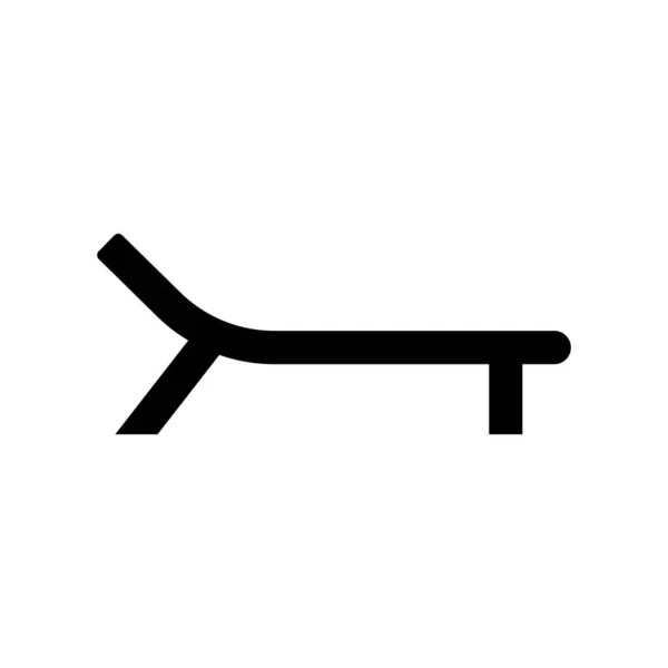 Stuhl Symbol Vektor Vorlage Illustration Logo Design — Stockvektor