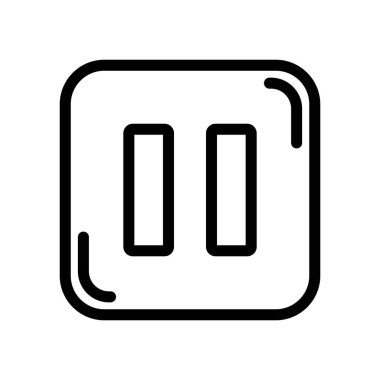 simgeler çalar, duraklat, dur, sonraki vektör şablon çizim logo tasarımı