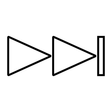 simgeler çalar, duraklat, dur, sonraki vektör şablon çizim logo tasarımı