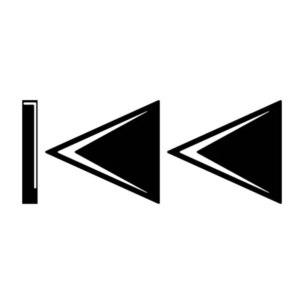 Symbole Spielen Pausieren Stoppen Nächste Vektorvorlage Illustration Logo Design — Stockvektor