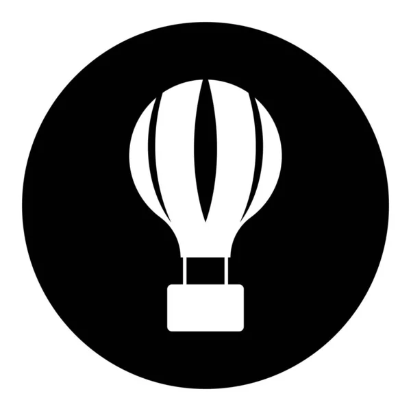 Hot Air Balloon Icon Vector Template Illustration Logo Design — Stock Vector