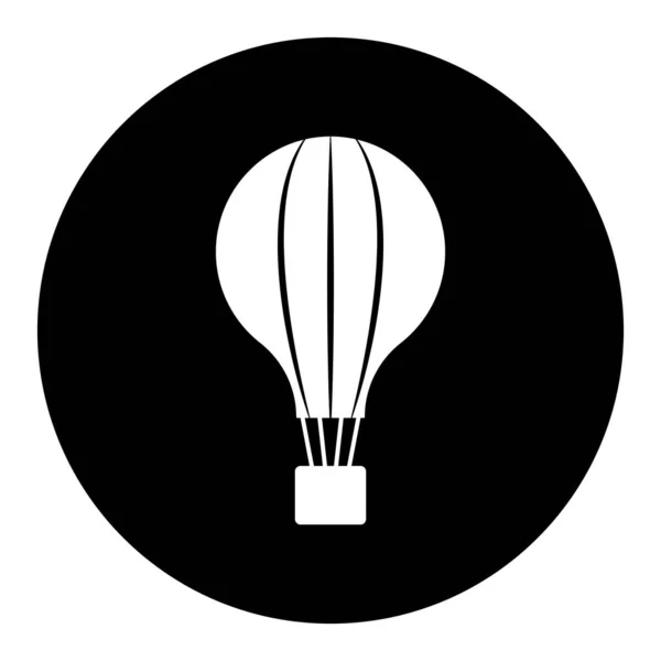 Hot Air Balloon Icon Vector Template Illustration Logo Design — Stock Vector