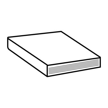 kitap simgesi vektör şablonu illüstrasyon logo tasarımı