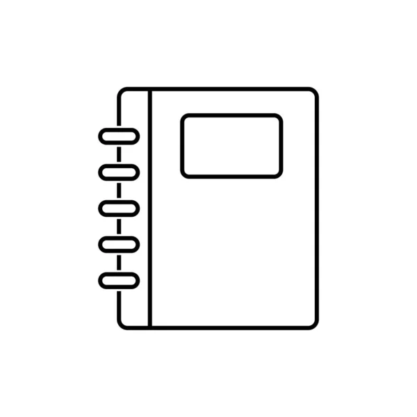 Livro Ícone Vetor Modelo Ilustração Logotipo Design —  Vetores de Stock