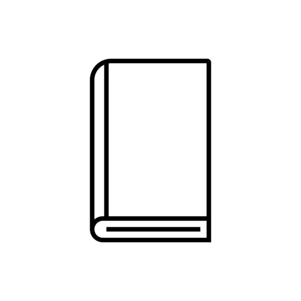 Livro Ícone Vetor Modelo Ilustração Logotipo Design — Vetor de Stock