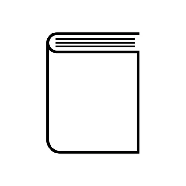 Значок Книги Векторний Шаблон Ілюстрація Логотип Дизайн — стоковий вектор