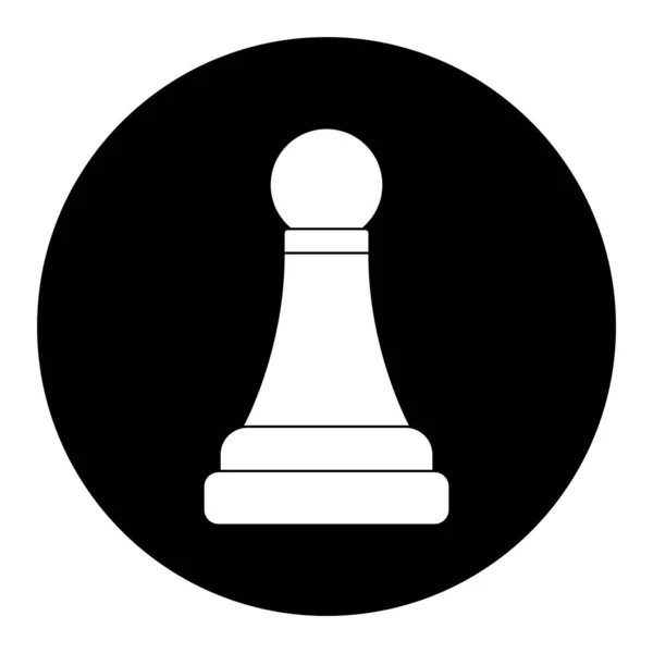 Εικονίδιο Σκακιού Σχέδιο Λογότυπου Εικονογράφησης Φορέα Πιονιού — Διανυσματικό Αρχείο