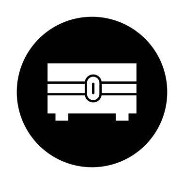 sandık simgesi vektör şablonu çizim logosu tasarımı