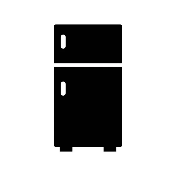 Ψυγείο Εικονίδιο Διάνυσμα Πρότυπο Εικονογράφηση Λογότυπο Σχεδιασμό — Διανυσματικό Αρχείο