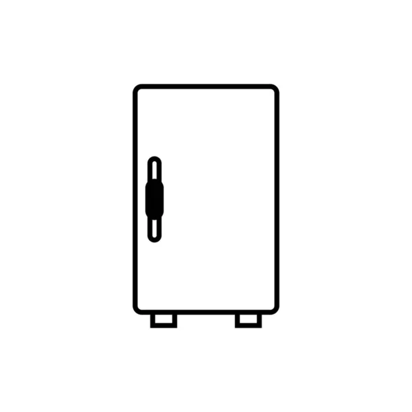 Іконка Холодильника Векторний Шаблон Ілюстрація Логотип Дизайн — стоковий вектор