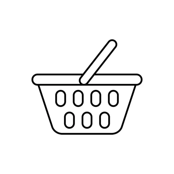 ショッピングバッグアイコンベクトルイラストロゴデザイン — ストックベクタ