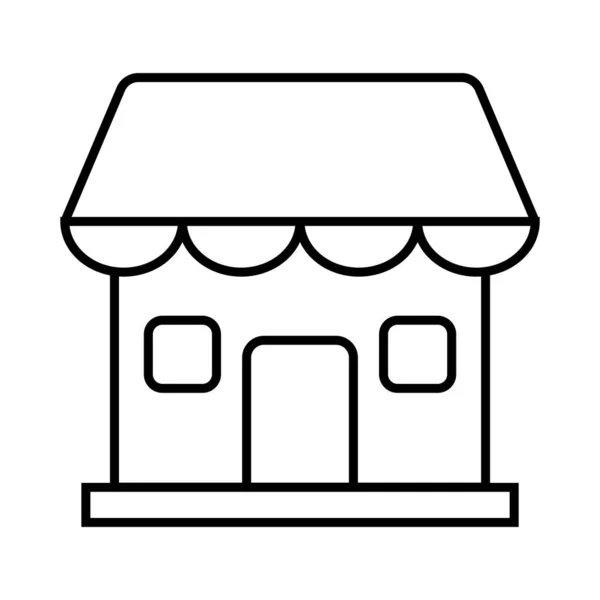 Icono Tienda Vector Plantilla Ilustración Logo Diseño — Vector de stock