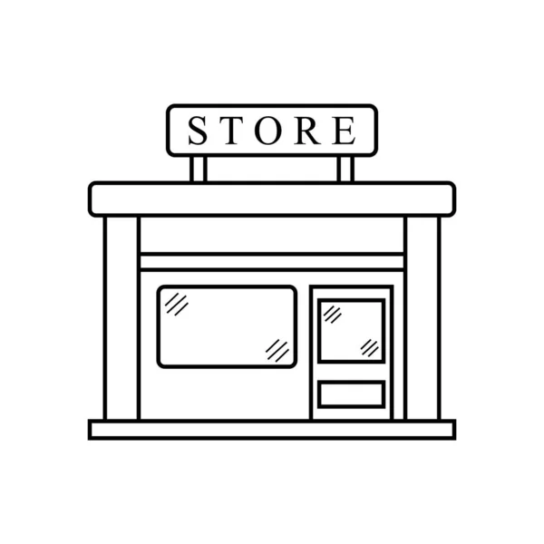 Shop Icon Vektor Vorlage Illustration Logo Design — Stockvektor