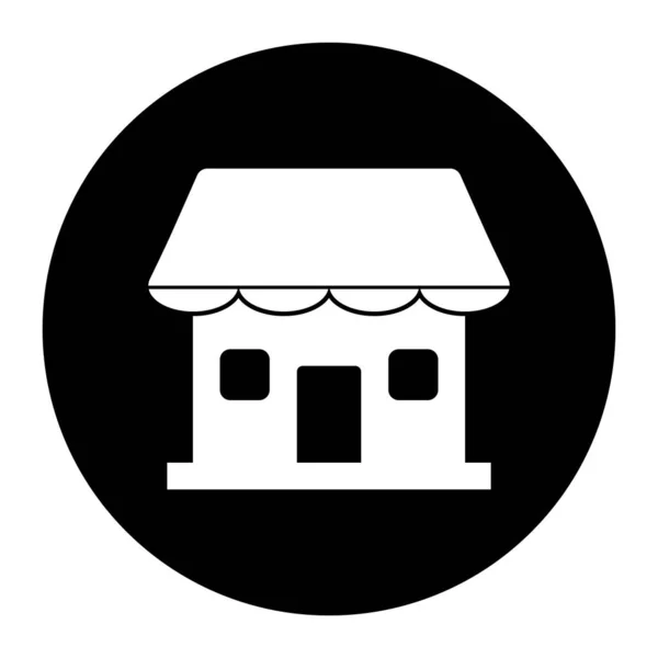 Sklep Ikona Wektor Szablon Ilustracja Logo Projekt — Wektor stockowy