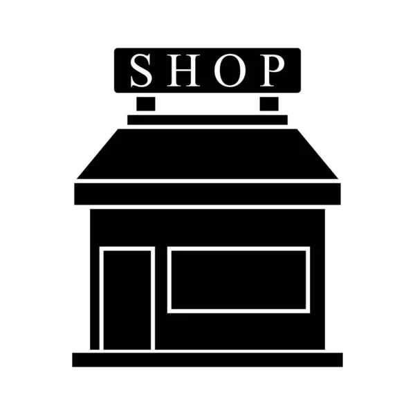 Icono Tienda Vector Plantilla Ilustración Logo Diseño — Vector de stock