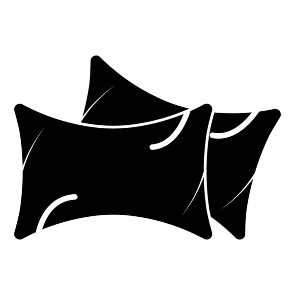 Travesseiro Ícone Vetor Modelo Ilustração Logotipo Design — Vetor de Stock