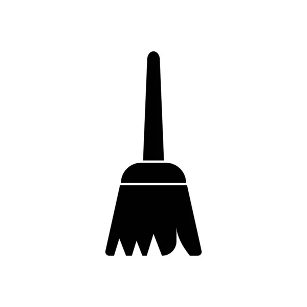 Іконка Мітла Векторний Шаблон Ілюстрація Логотипу — стоковий вектор