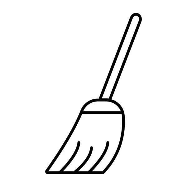 Broom Icon Vector Template Illustration Logo Design — Stock Vector