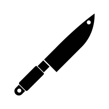 bıçak simgesi vektör şablonu illüstrasyon logo tasarımı